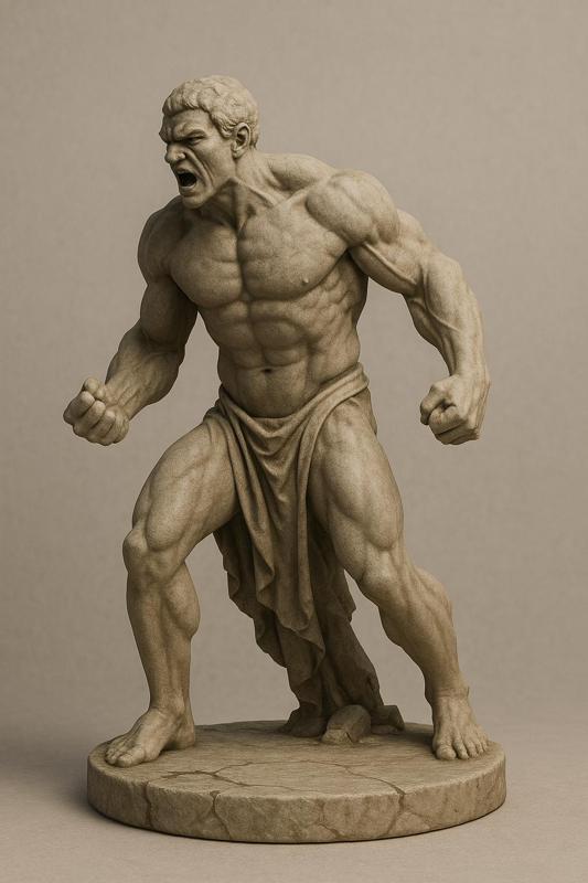 Wrath – Seven Deadly Sins Classical Sculpture