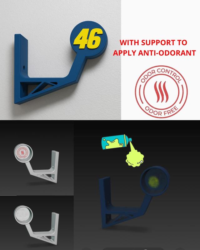 VALENTINO ROSSI HELMET SUPPORT WITH ANTI-ODOR