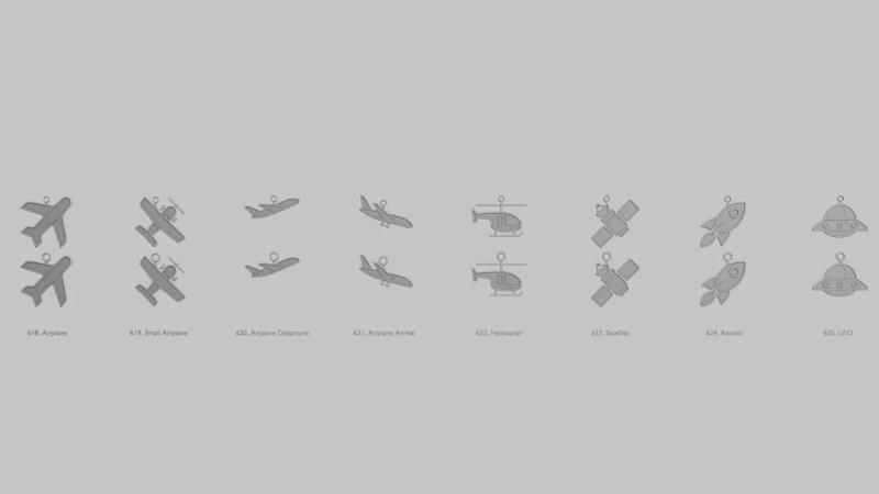 Vehicles Planes and Aircraft Pendant Pack Original Blend