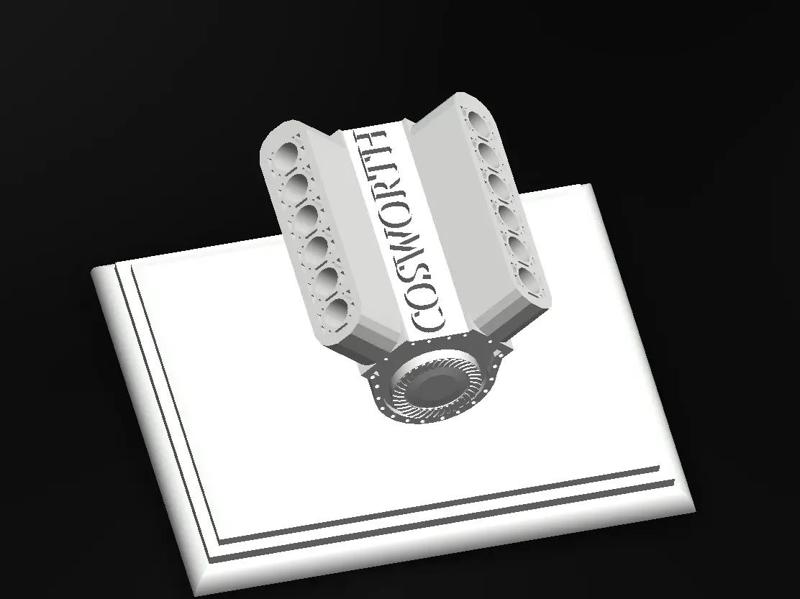 V12 engine desk gadget