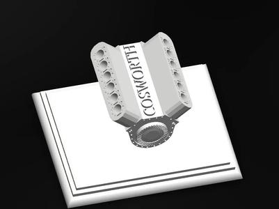 V12 engine desk gadget