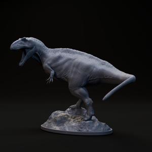 Acrocanthosaurus roaring 1-35 scale pre-supported dinosaur