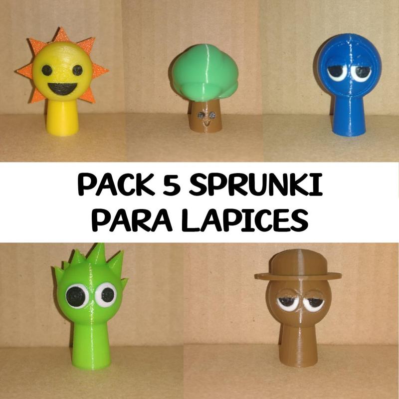 PACK 5 SPRUNKI FOR PENCILS - SPRUNKI PENCILS - PACK 1