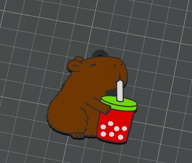 Capybara keychain