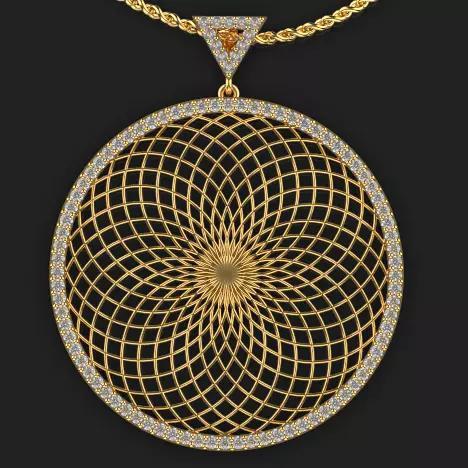 Ultra vision Circle pendant