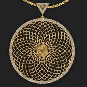 Ultra vision Circle pendant