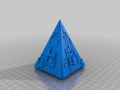 Star Trek Borg Pyramid Ship