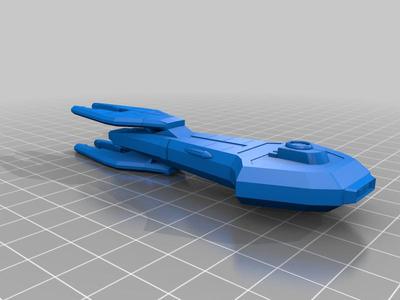 Star Trek Cardassian Euderion class ship