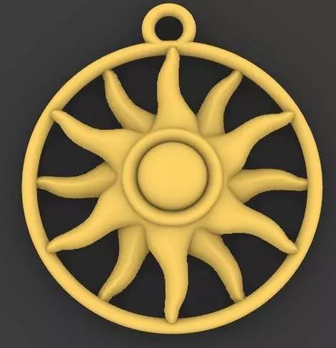 Sun pendant