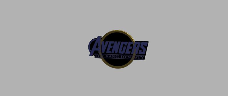 3D MULTICOLOR LOGO/SIGN - Avengers: The Kang Dynasty