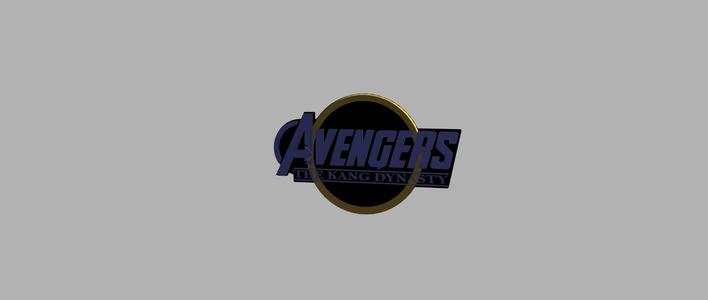 3D MULTICOLOR LOGO/SIGN - Avengers: The Kang Dynasty