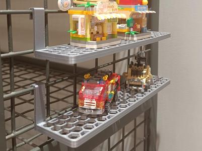 Grid-Mount Modular Shelf