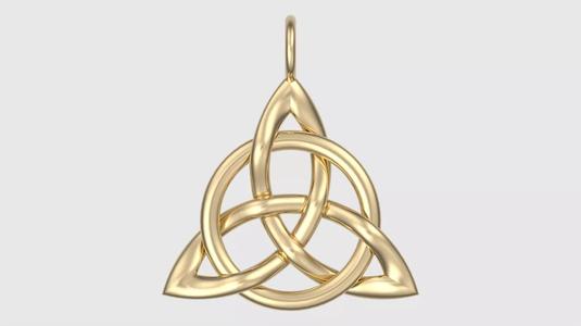 Triskele Pendant with Ancient Slavic Symbolism JDBCo