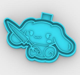 Cinnamoroll Killer Terror - freshie mold - STL for silicone mold