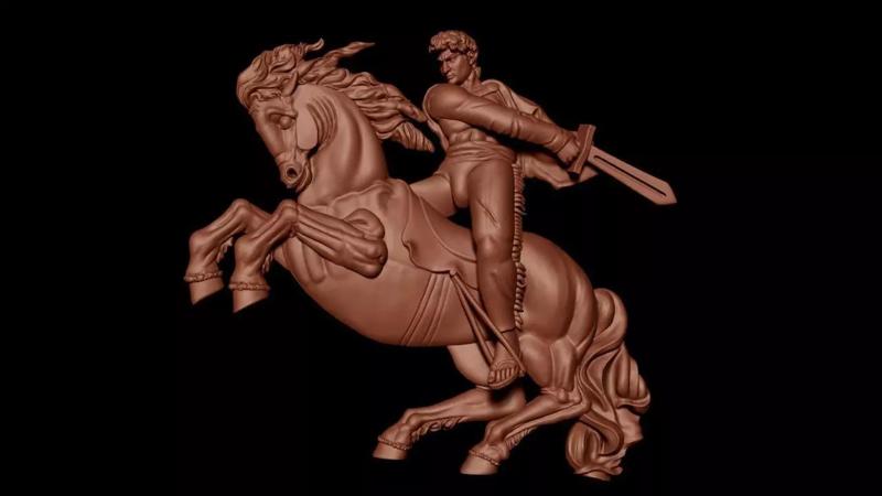 Horse with Man