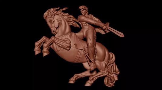 Horse with Man