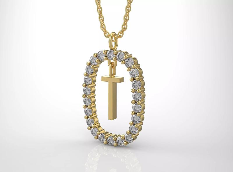 Pendant Letter T