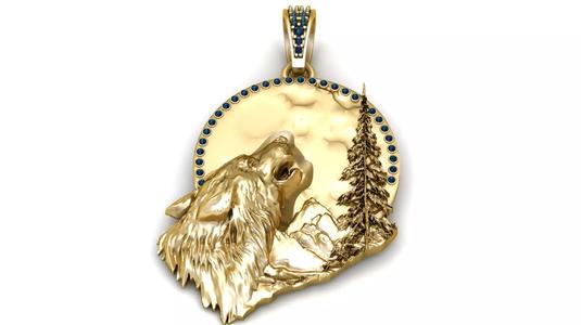 Grizzly Bear Pendant