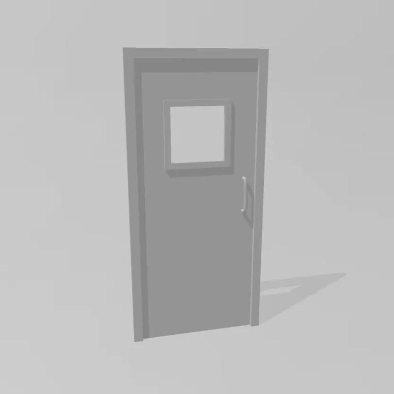 INTERIOR DOORS 7MM SCALE O GAUGE MODEL RAILWAY BUILDING