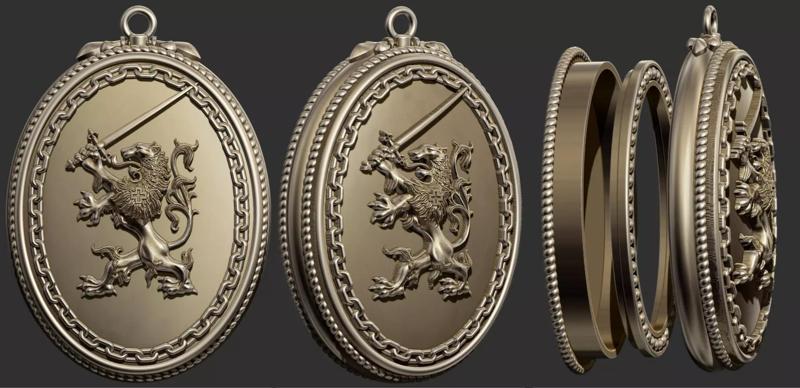 Heralds Lion Reliquary of the Sorrowful - Arautos Relicario