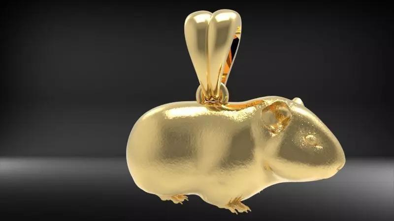 Guinea Pig Pendant Necklace charm bracelet Jewelry