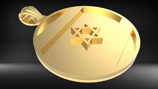 Israel Flag Pendant