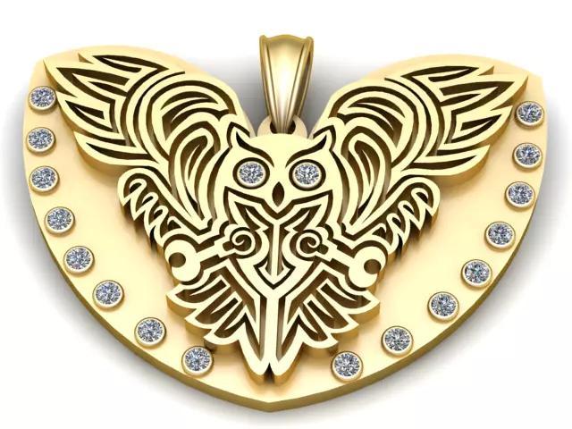 Eagle Face Pendant