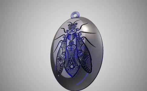Fly necklace