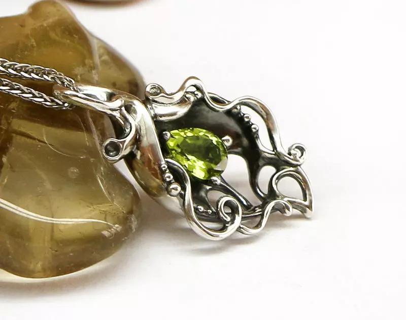 Leaf pendant - 3D design jewelry