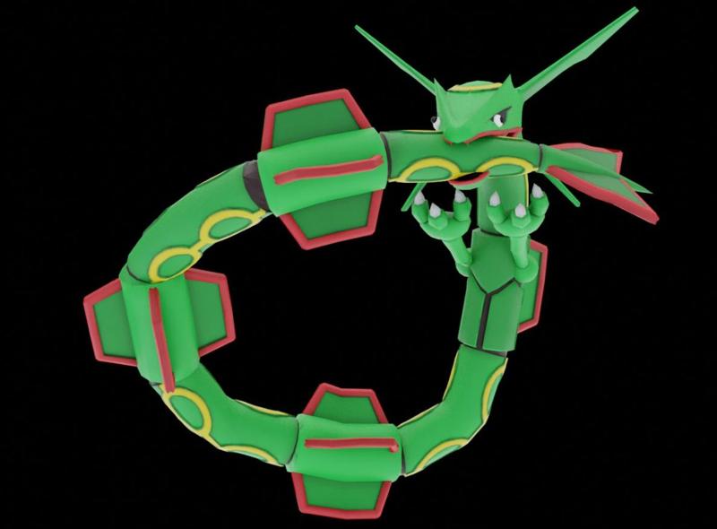Rayquaza - Accurate Pokémon MEME Biting It's Own Tail