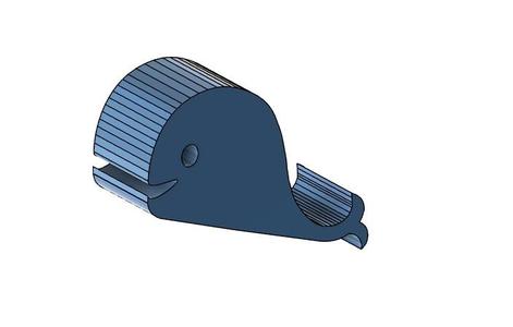 Whale iphone holder