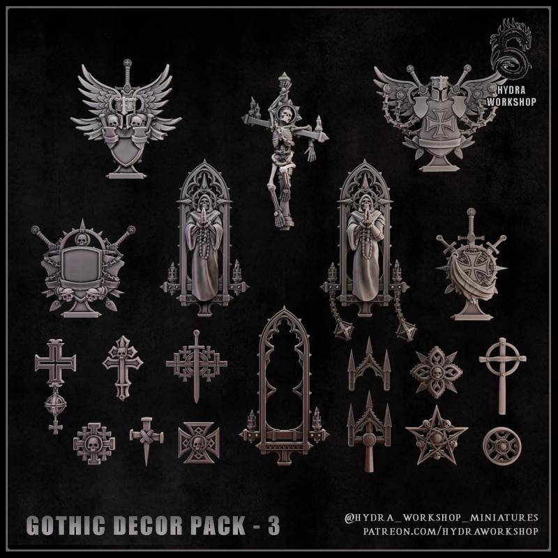 Gothic decor pack - 3