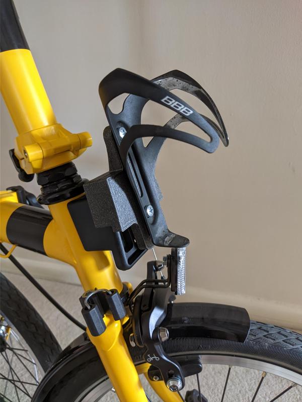 Brompton Bottle Cage Carrier Block Mount