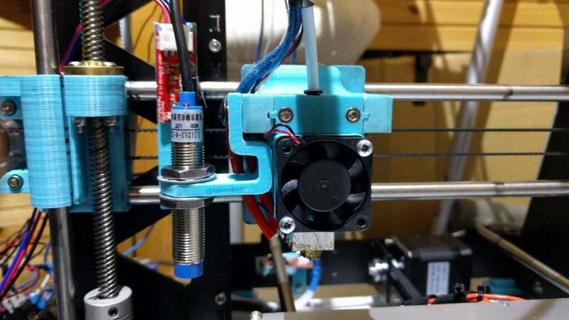 Prusa i3 Bowden X-carriage and e3d v6 hotend mount