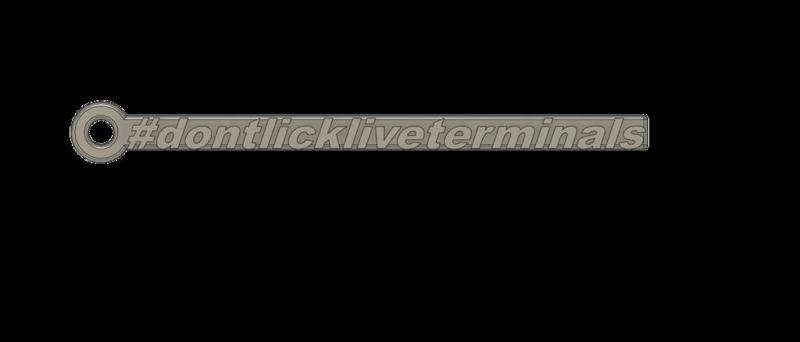 don´t lick live Terminals!