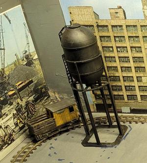Model Train Oil Tower