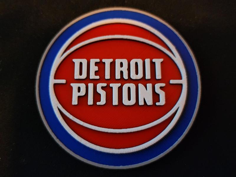 Detroit Pistons Magnet (Low Waste)