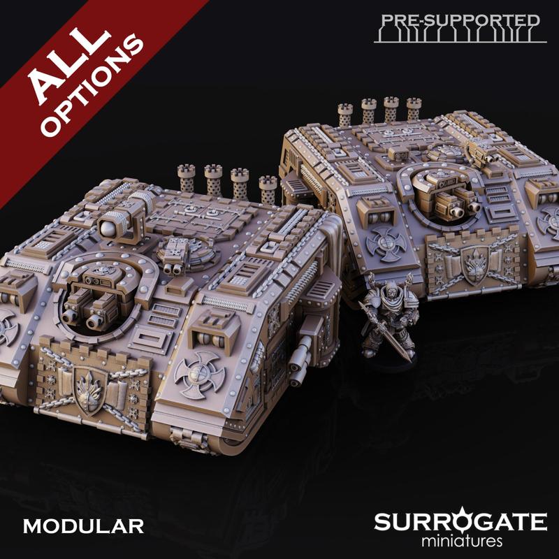 Silver Paladins Belier, Surrogate Miniatures November 2023 Vehicle Unite Release