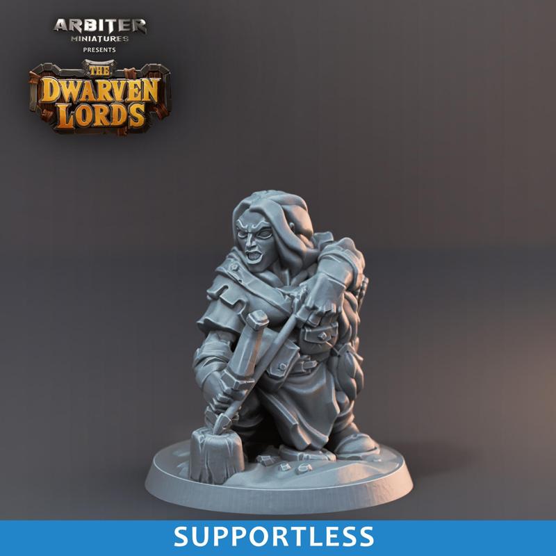 Supportless Dwarf Female Archer 01