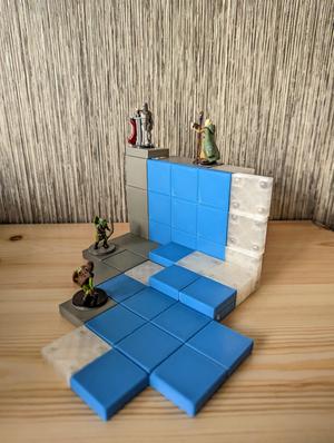 Magnetic tiles for tabletop games