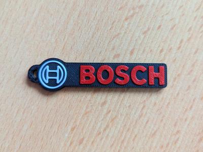Bosch logo keychain