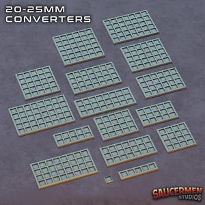 Movement Tray 20-25mm Converters - Square Base