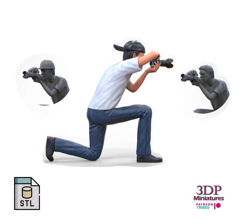 N3 Photographer in the studio 3D print model