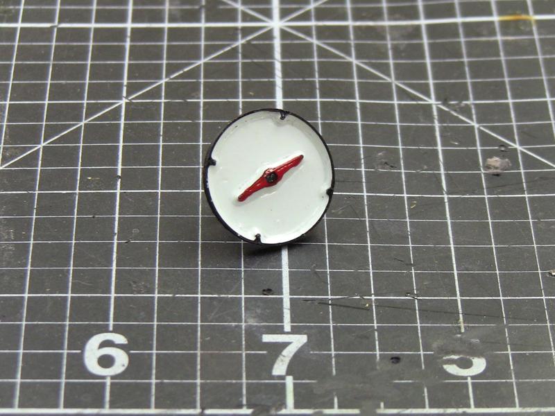 Compass enamel pin