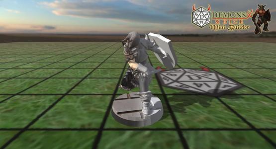 Evil Warrior - Demons and Dice: Mini Builder