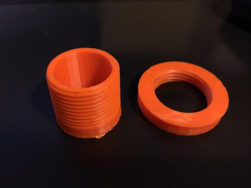 Tap and Die for 3D printed threads