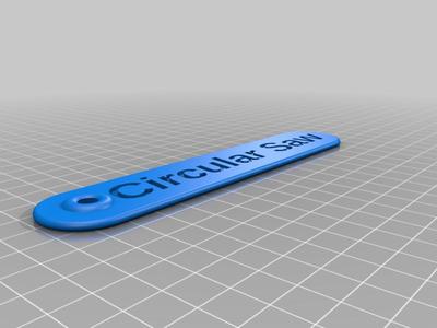 Custom tool labels