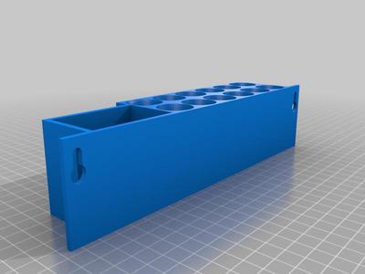 Wall mounted whiteboard marker holder