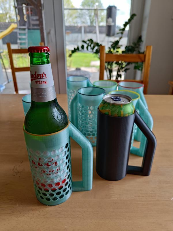mug for beer bottle or can