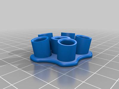 Bit holder, Bit-Halter TPU, rund.